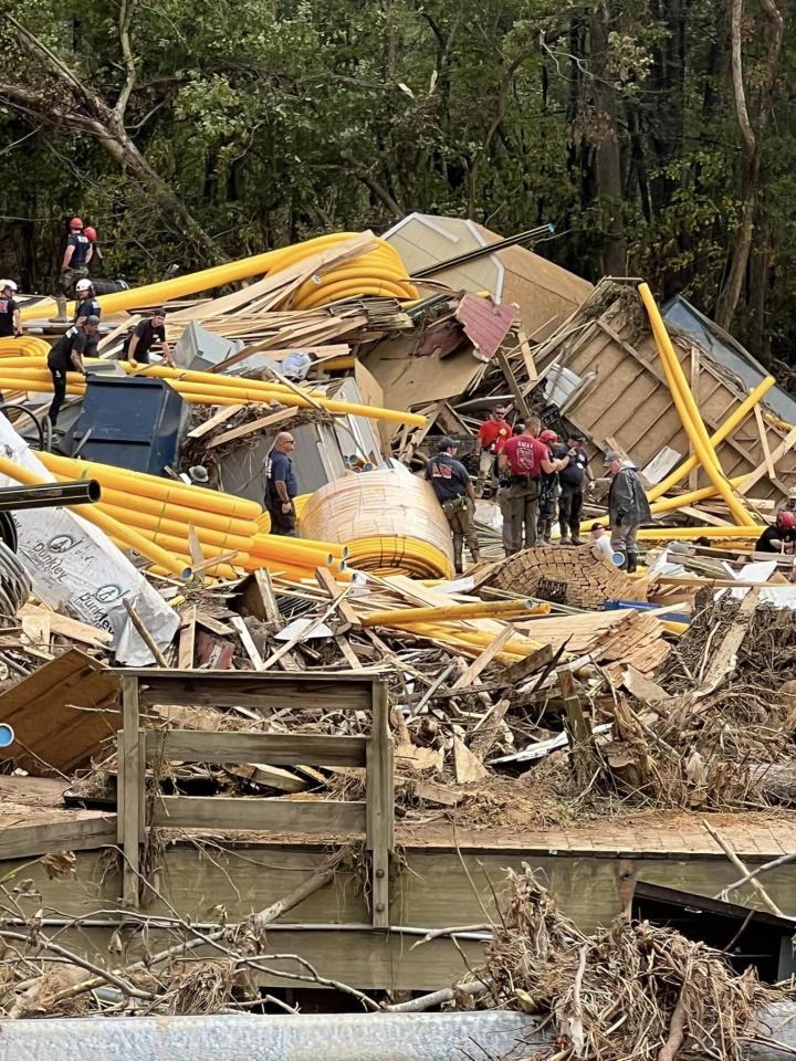 Destrucción del Huracán Helene