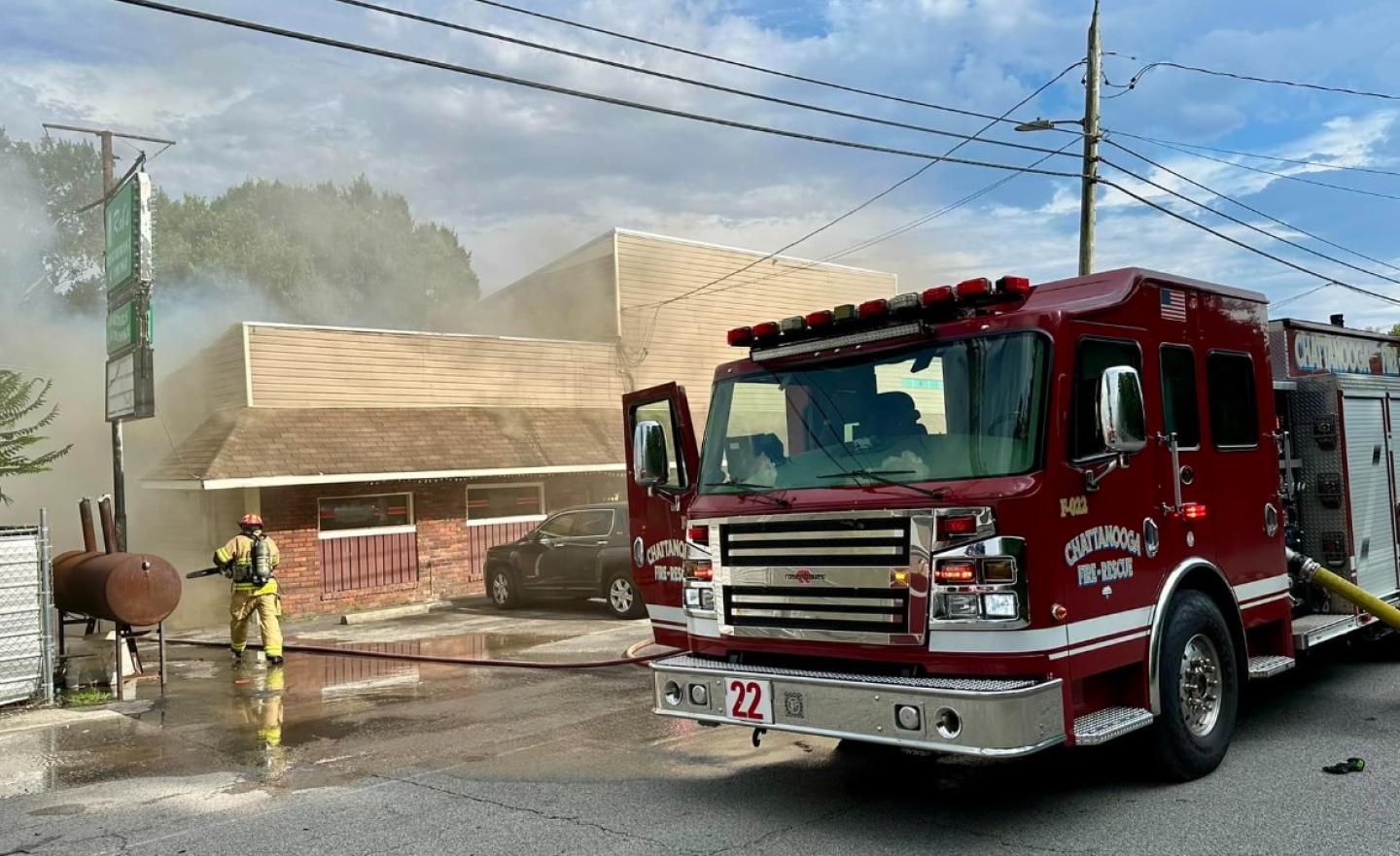 Incendio en el Restaurante de Rob