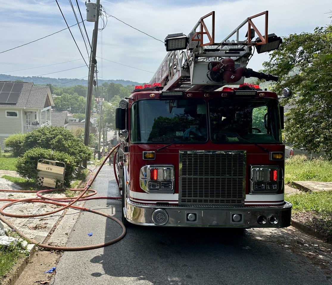 Fire Truck on Scene