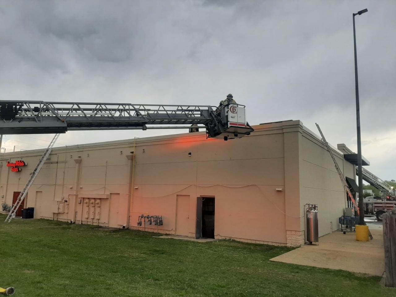 Firefighter going to investigate the situation