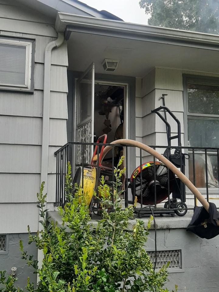 House where fire was located