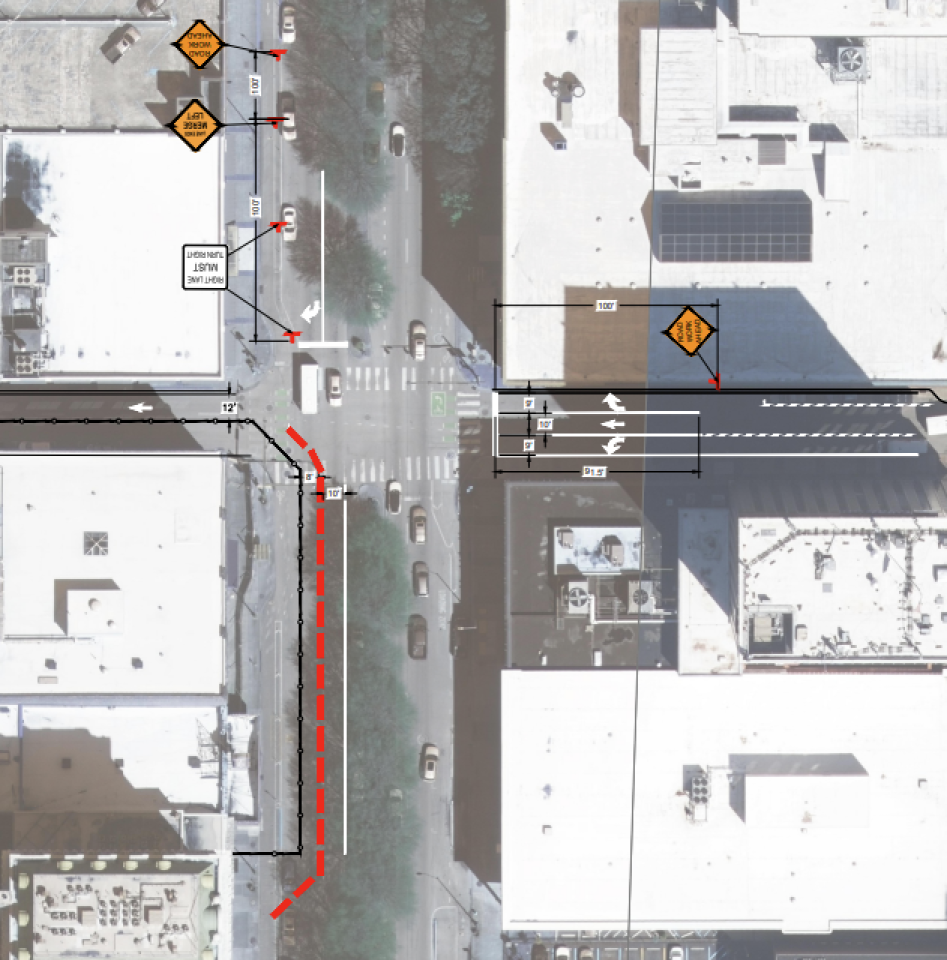 New traffic pattern