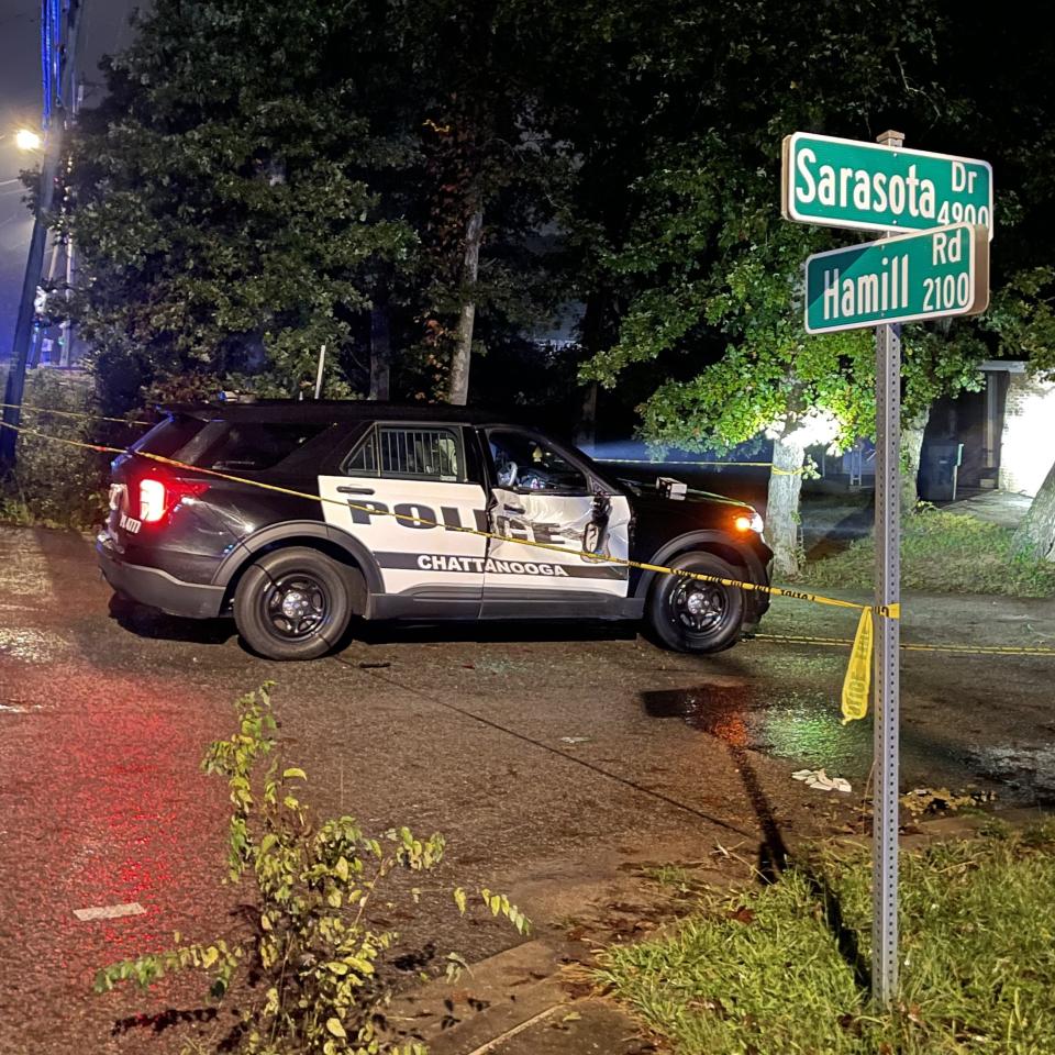 CPD Car Struck by the other vehicle