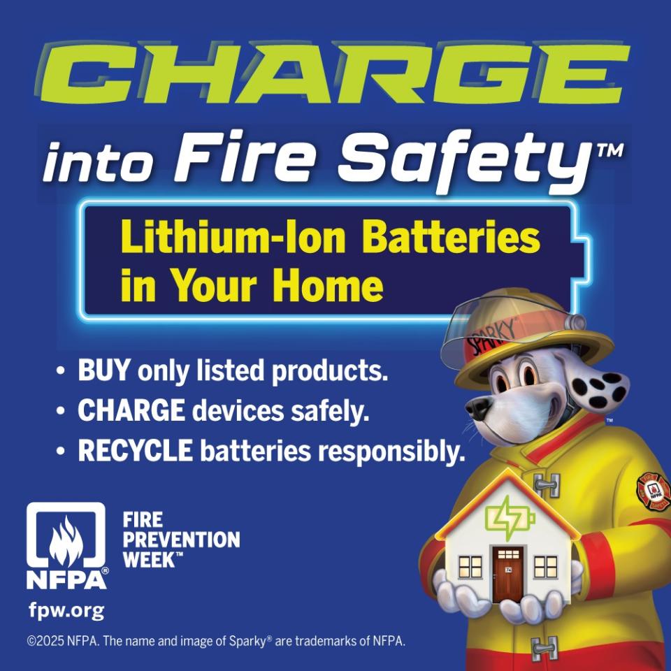 Fire Department Safety week 2025 Flyer 
