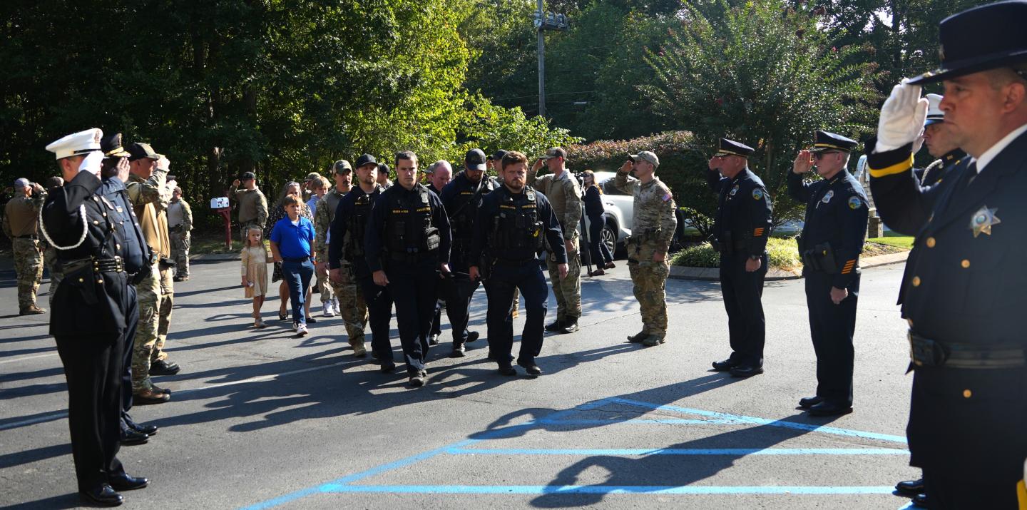 Honor walk for Diesel