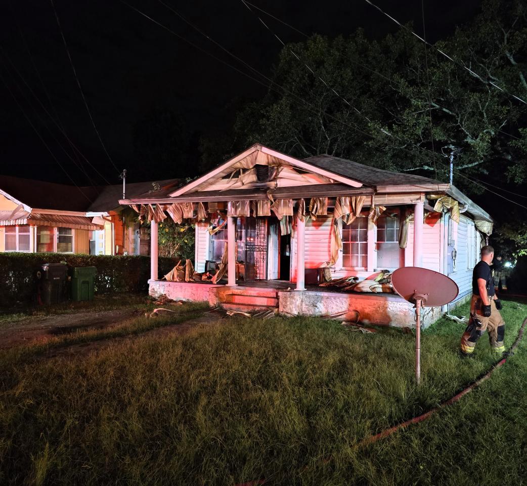 Daños por incendio en Newton Street
