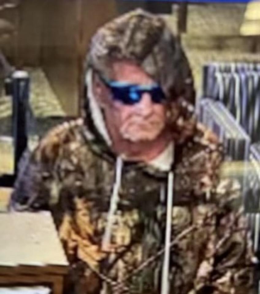 Sospechoso que robó bancos