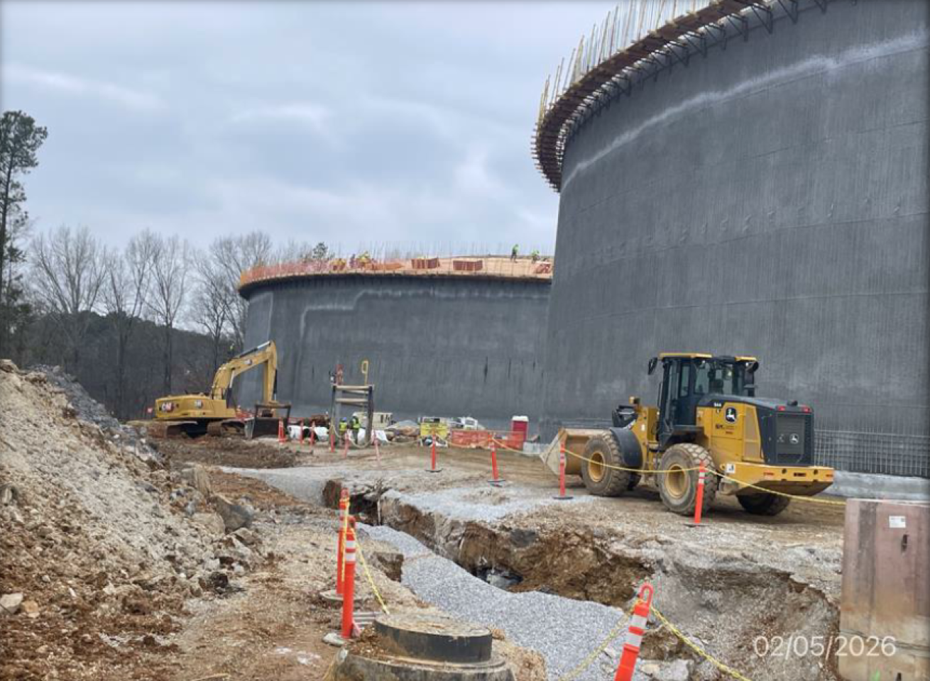 tanque de agua en construcción 2