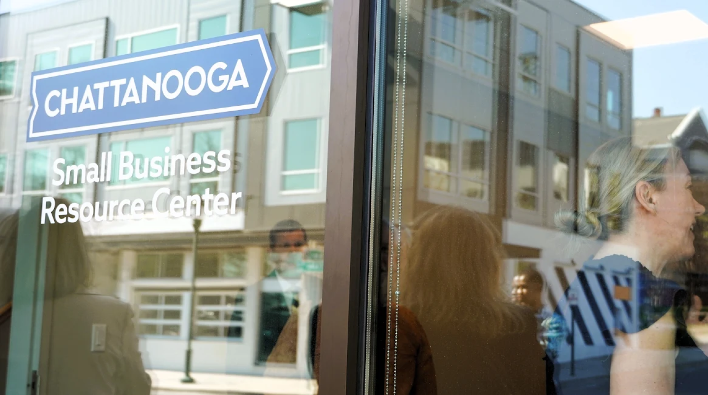Small Business Resource Center Window