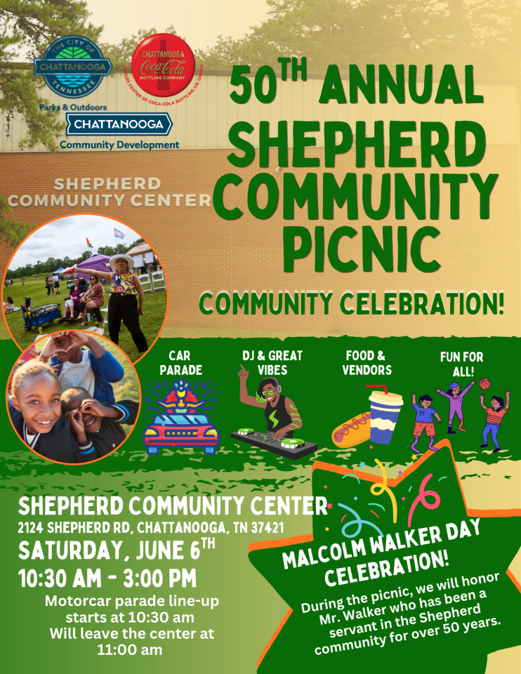 Promo pamphlet for the Shepherd Community Picnic
