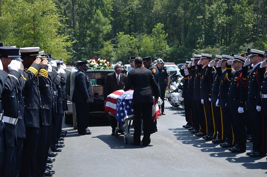 Funeral Service for Captain Roulos Davis