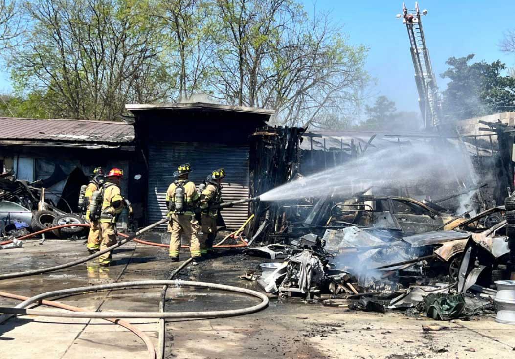 7th Avenue auto shop fire