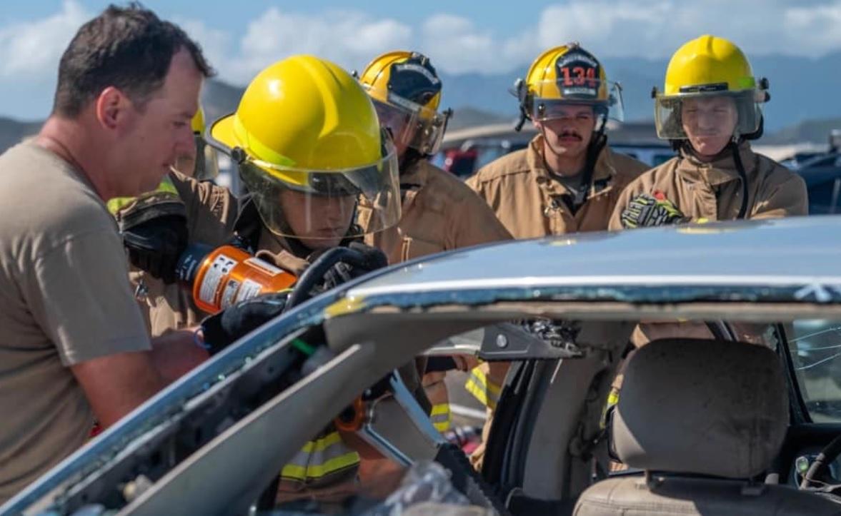 Entrenamiento militar del Bombero Parker