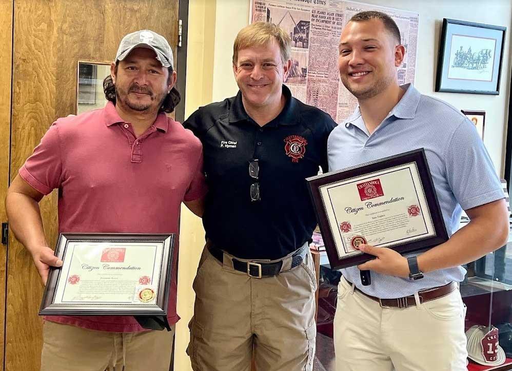 CFD commends neighbors for amazing rescues