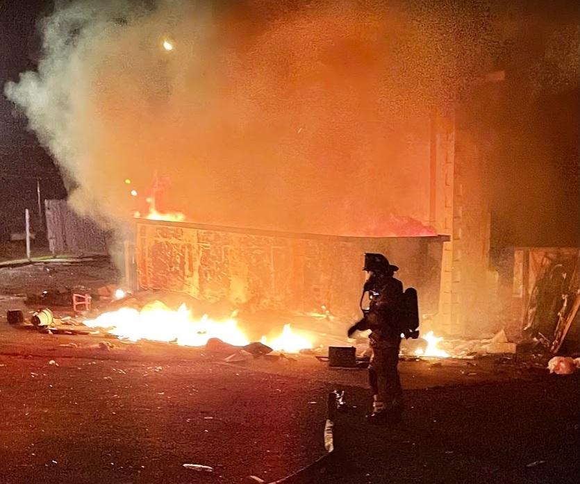 CFD responds to another dumpster fire at Goodwill store