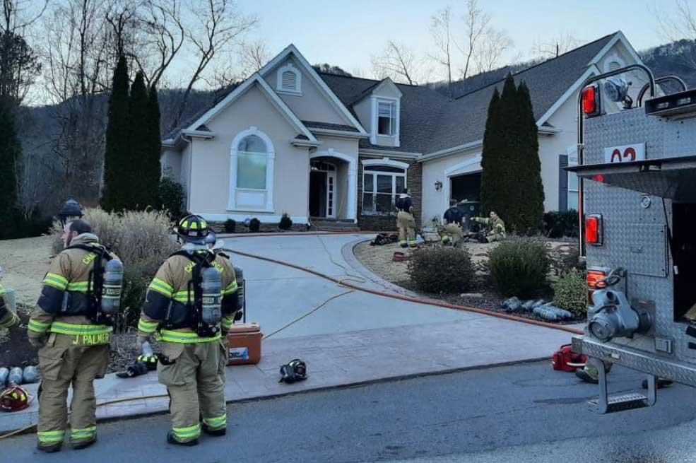 CFD works two house fires in short time span in Lookout Valley & Hixson