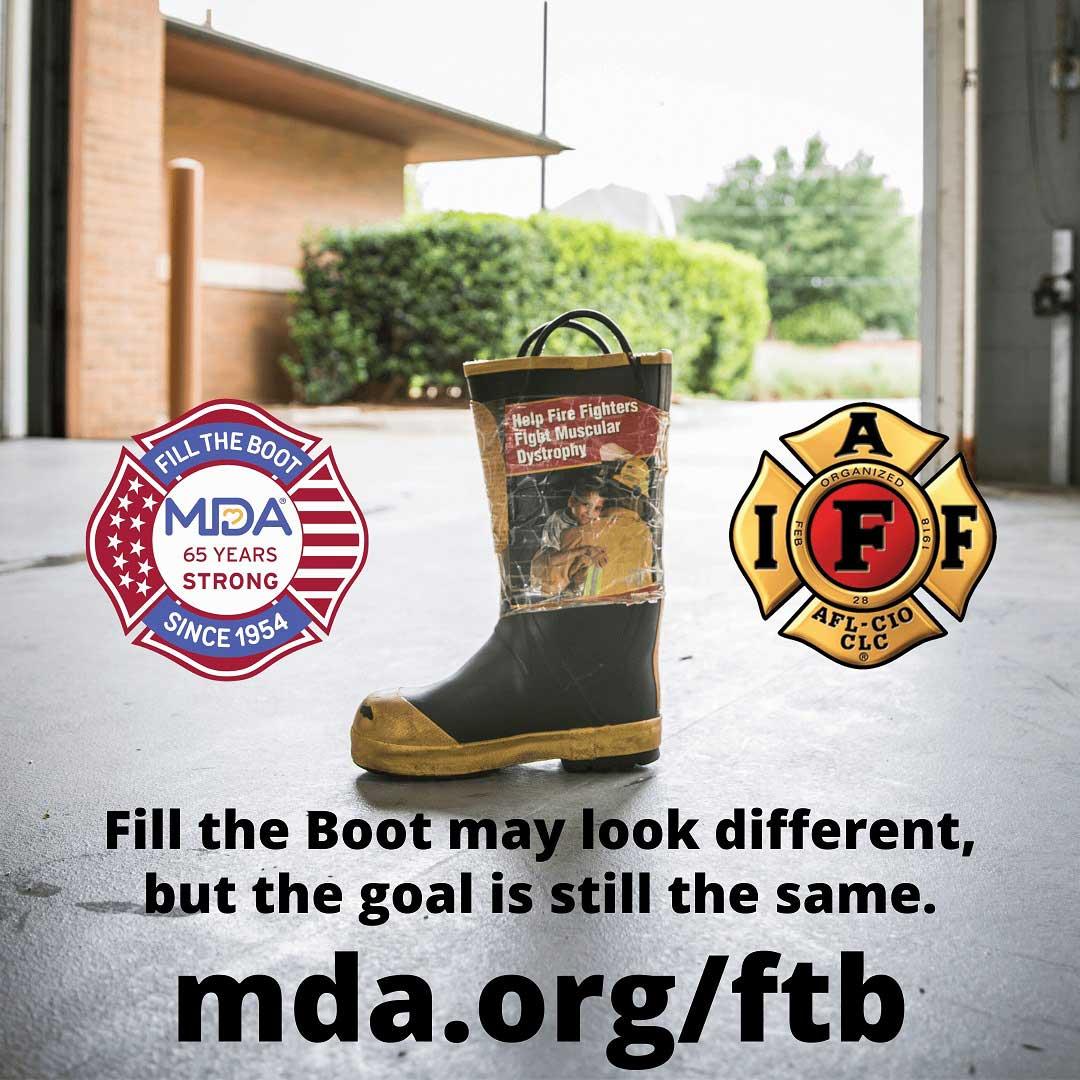 Chattanooga firefighters Fill the Boot for MDA through virtual fundraiser