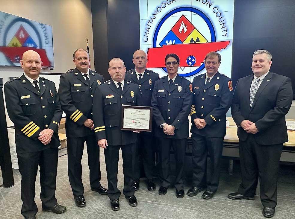 El Equipo Hazmat de Chattanooga-Hamilton County recibe la prestigiosa Acreditación Tipo 1