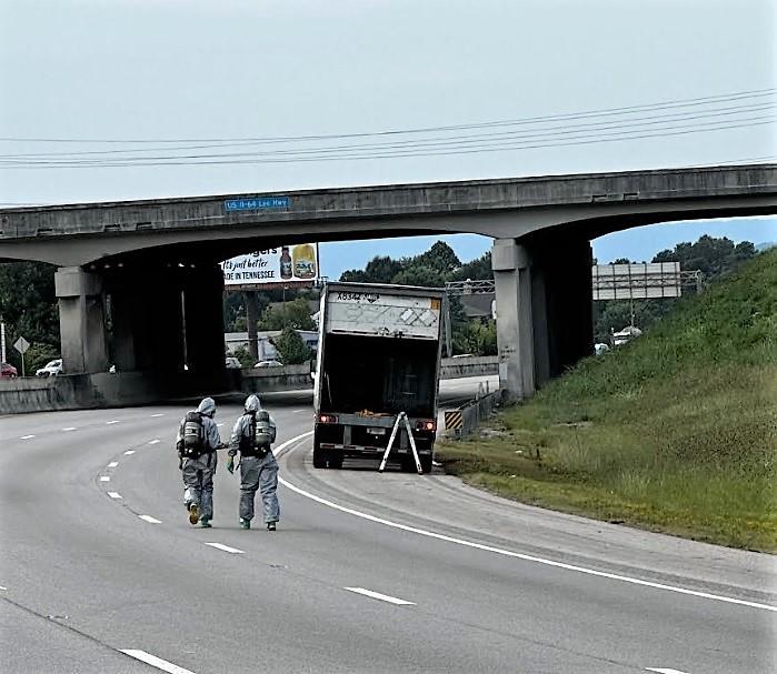 Derrame químico cierra carreteras principales durante varias horas