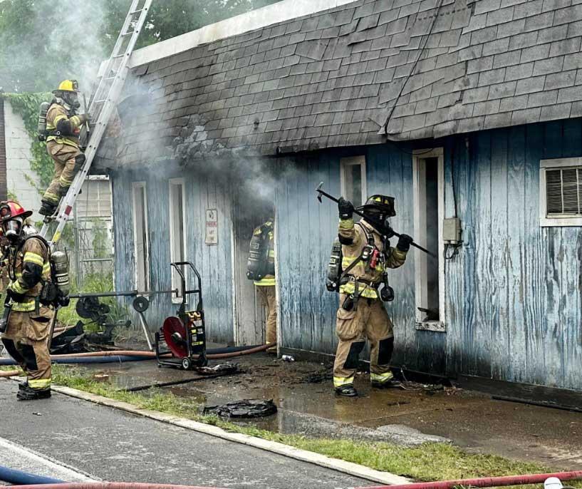 Incendio en Dodds Ave provocado por soldadura