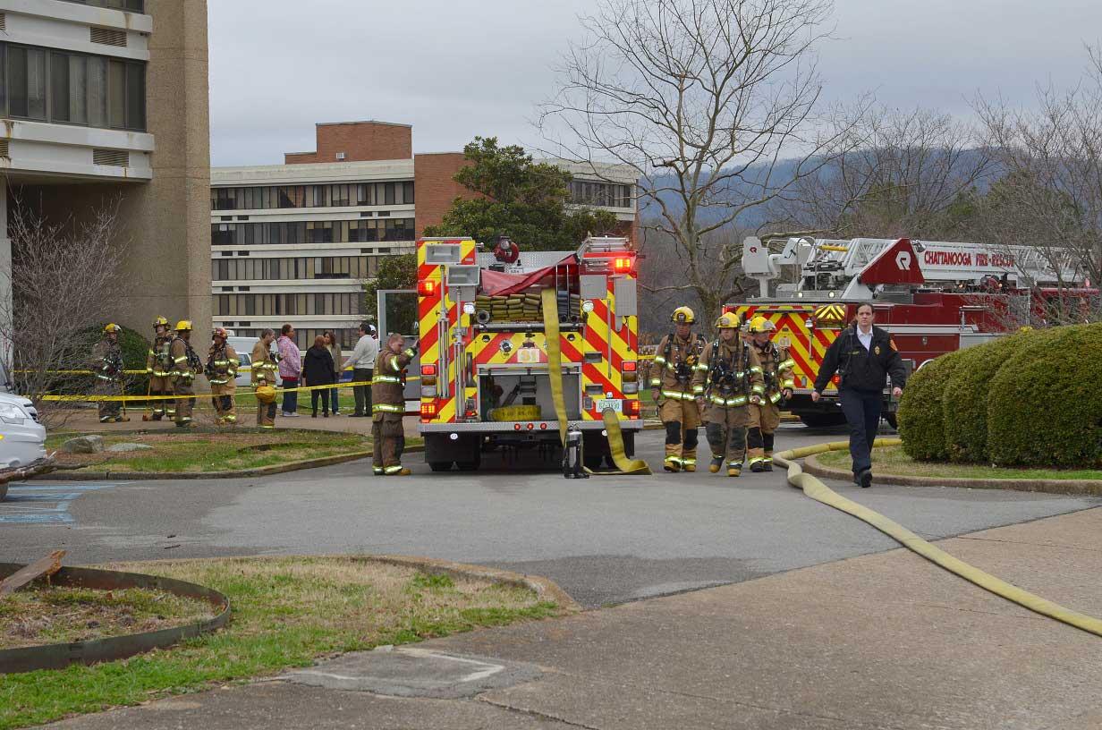 Electrical Fire Forces Evacuation of J.C. Towers