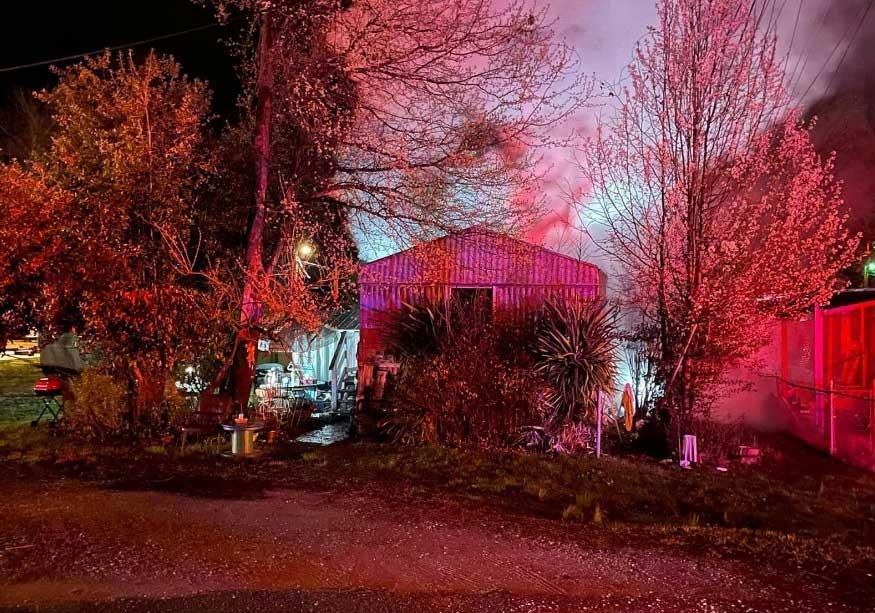 Incendio fatal en casa móvil en Dayton Boulevard