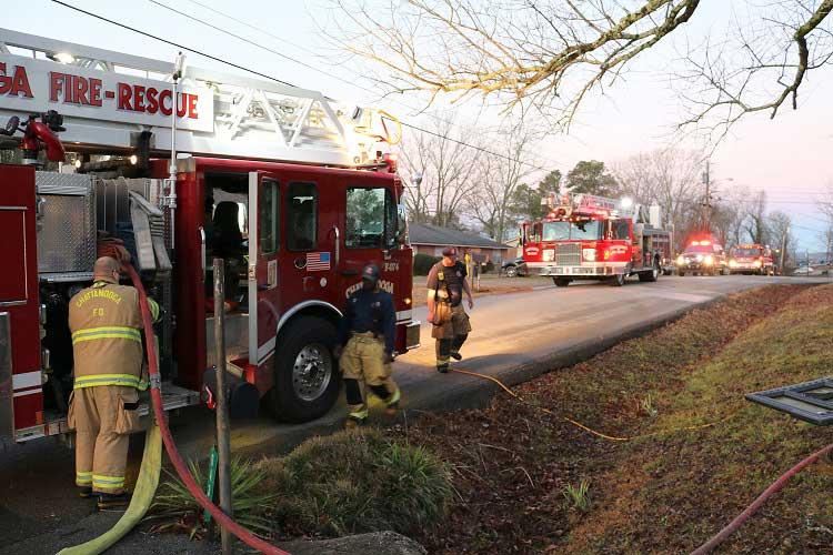 Faulty Extension Cord Starts Morning Fire