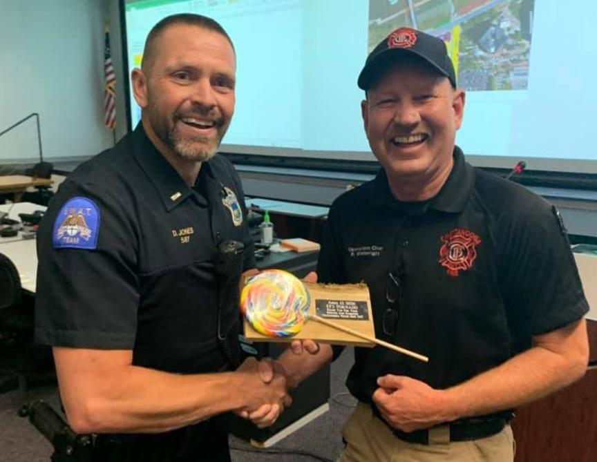Firefighters honored for tornado response contributions