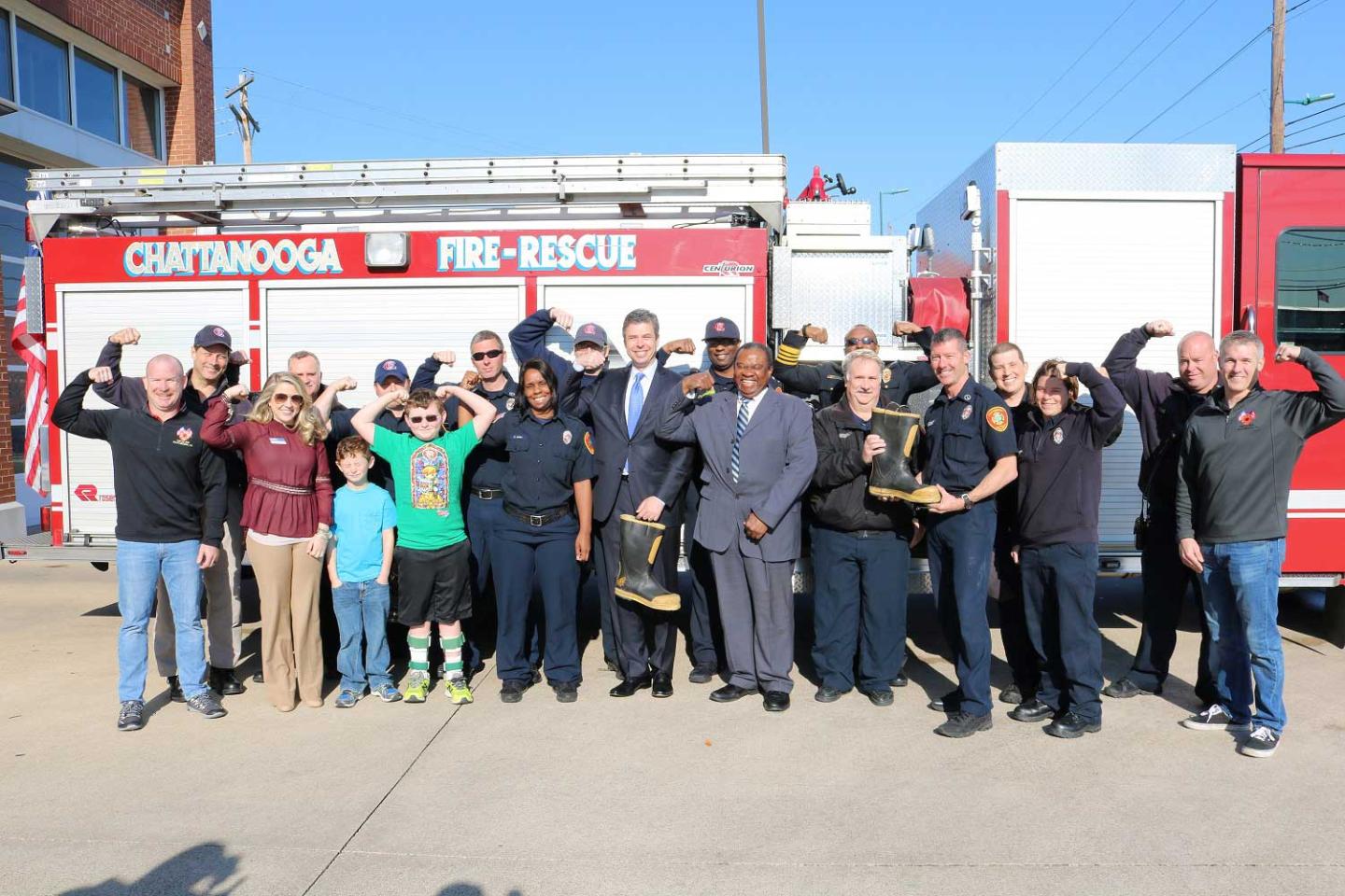 MDA Ambassador Kicks Off Firefighter Fundraising Drive for MDA