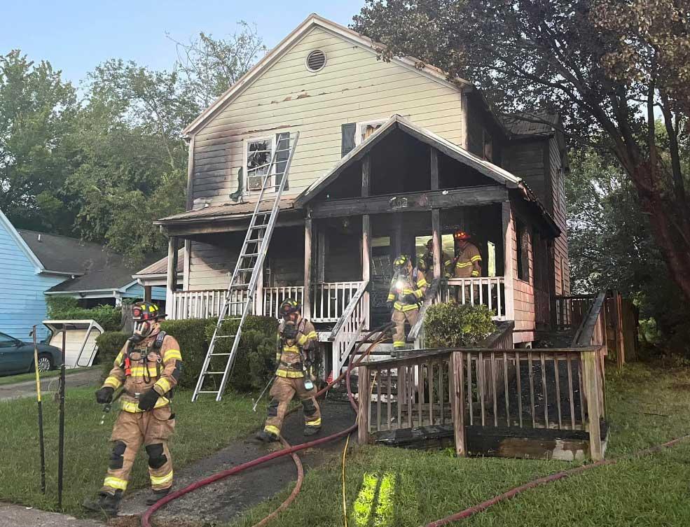 North Hickory Street house fire