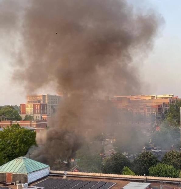 Underground transformer fire sparks power outages downtown