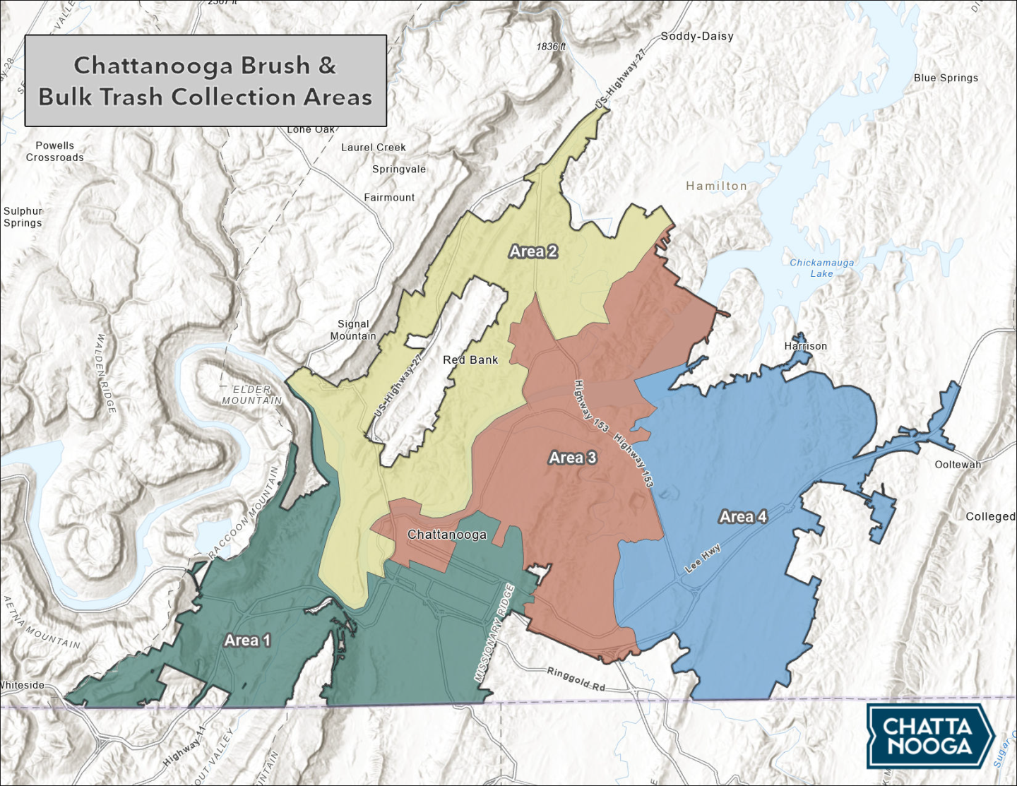 Brush and Trash Collection Areas